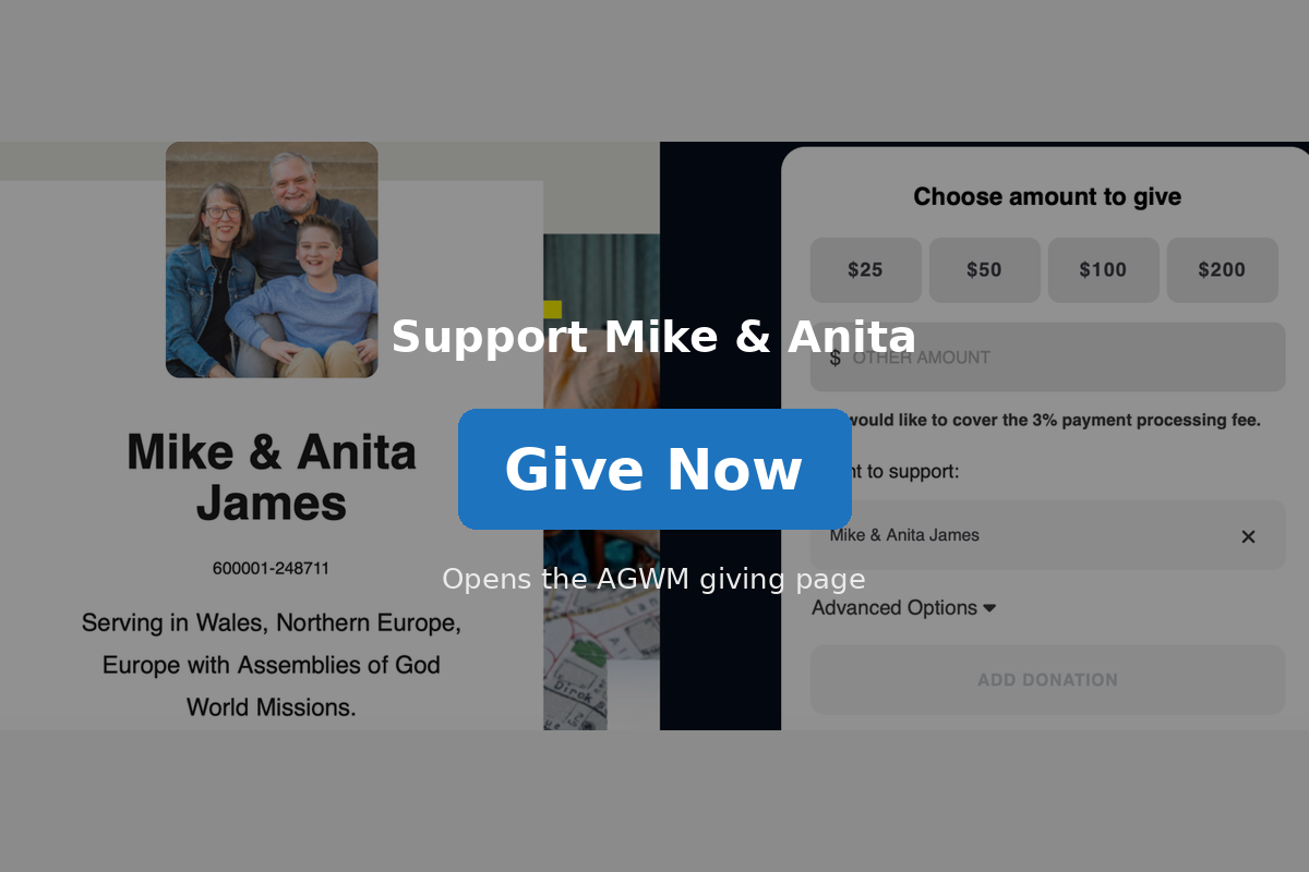 Support Mike and Anita James - Give Now